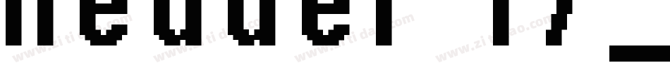 header 17_68 Regular字体转换